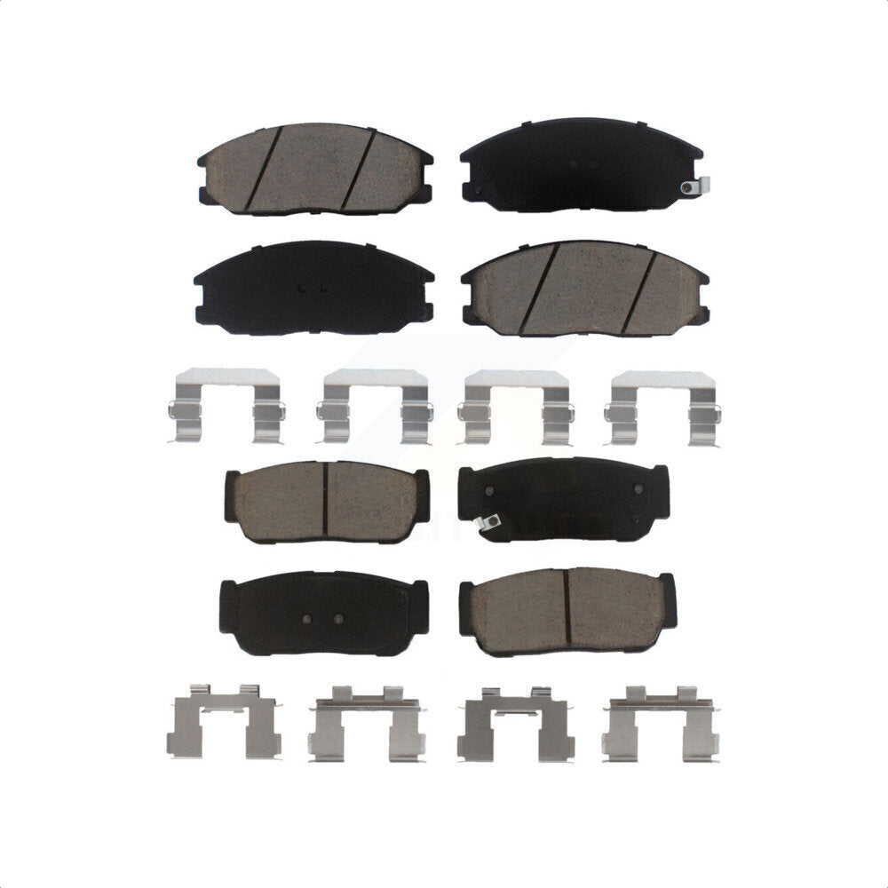 Front Rear Ceramic Brake Pads Kit For 2003-2009 Kia Sorento KCX-100145