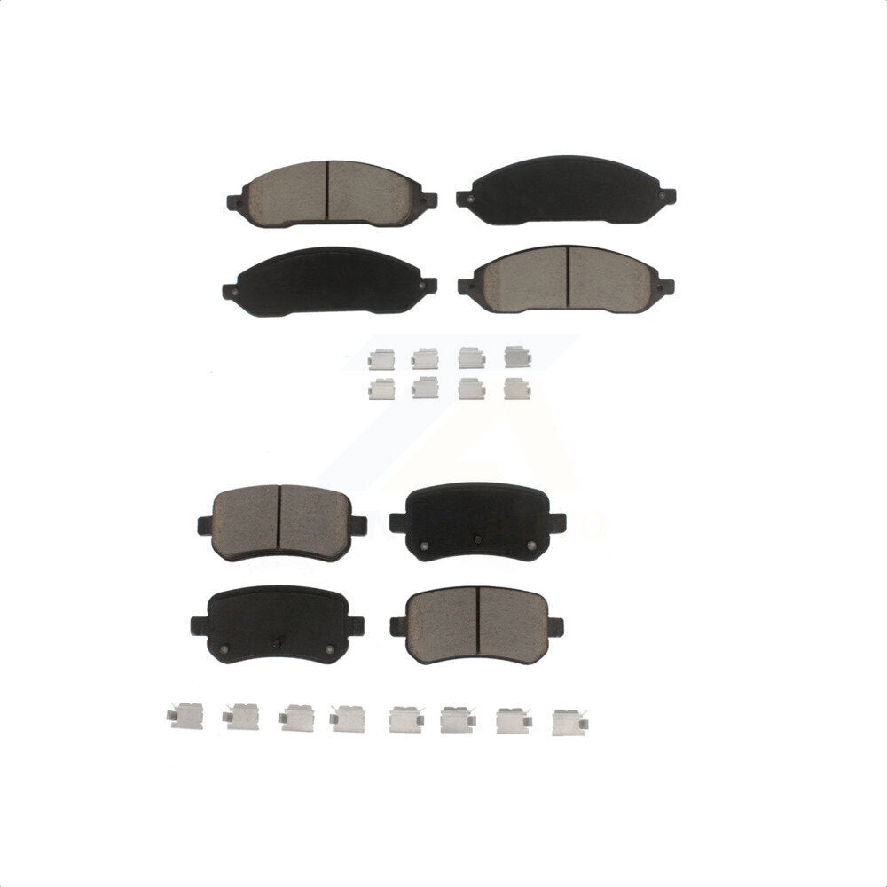 Front Rear Ceramic Brake Pads Kit For 2004-2007 Ford Freestar Mercury Monterey KCX-100368
