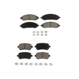 Front Rear Ceramic Brake Pads Kit For 2004-2007 Ford Freestar Mercury Monterey KCX-100368