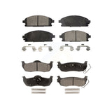 Front Rear Ceramic Brake Pads Kit For 2004 Nissan Pathfinder KTC-100433