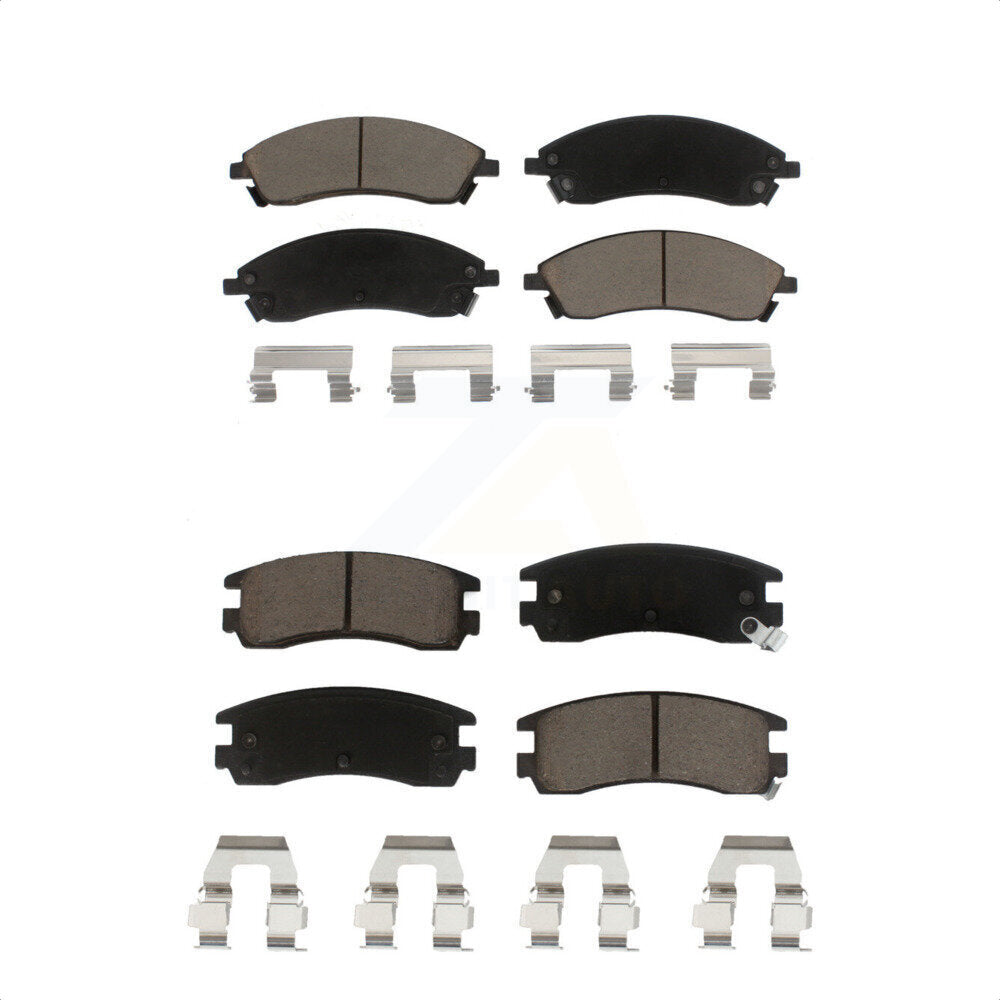 Front Rear Ceramic Brake Pads Kit For 2004 Pontiac Bonneville GXP KCX-100127