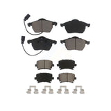 Front Rear Ceramic Brake Pads Kit For 2005-2006 Audi A4 Quattro With 288mm Diameter Rotor KCX-100279