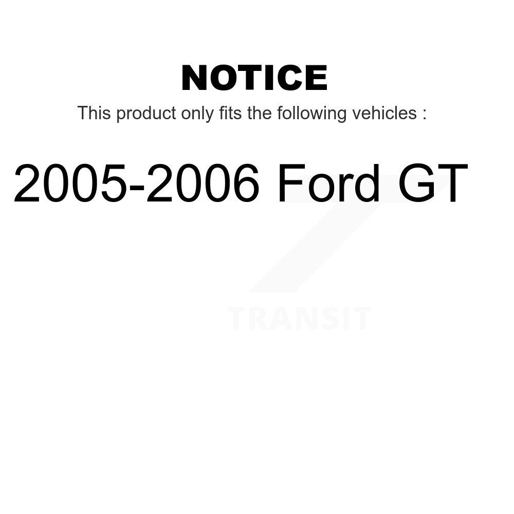 Front Rear Ceramic Brake Pads Kit For 2005-2006 Ford GT KCX-100521