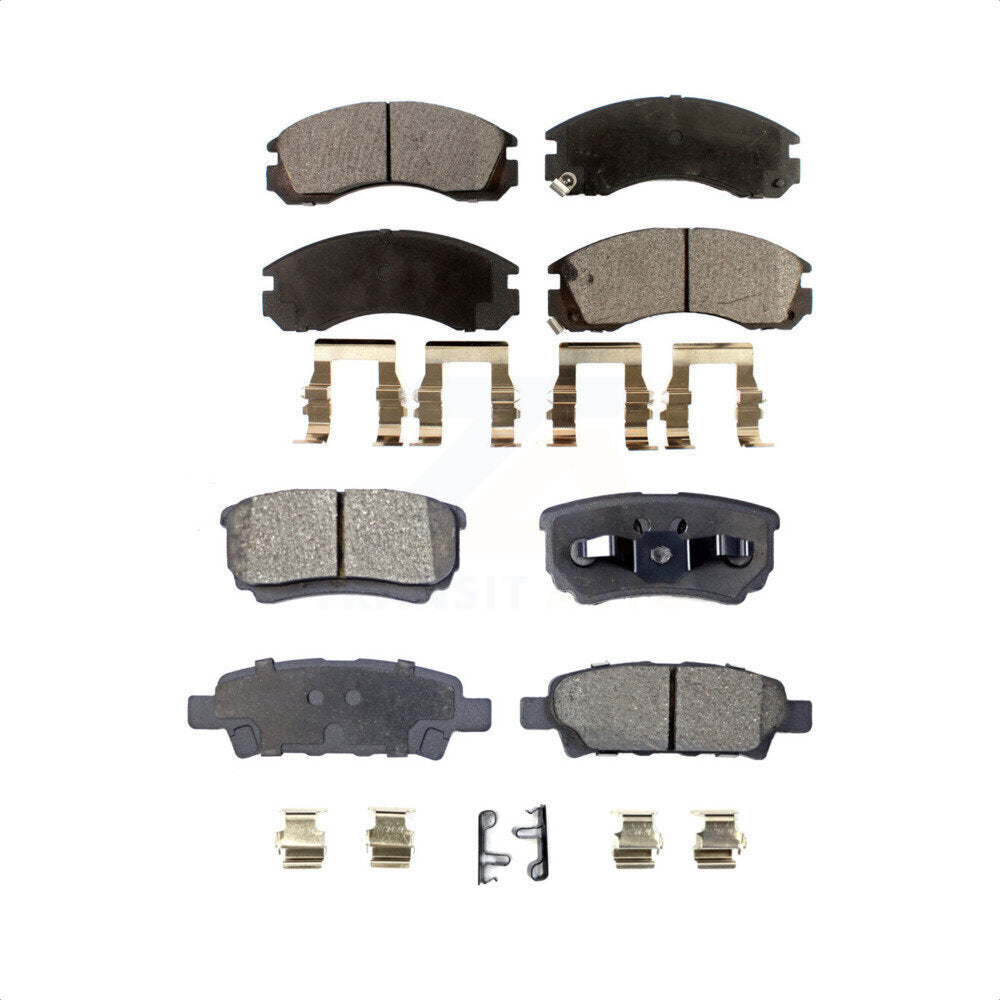 Front Rear Ceramic Brake Pads Kit For 2005-2006 Mitsubishi Outlander KTC-100338