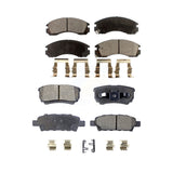 Front Rear Ceramic Brake Pads Kit For 2005-2006 Mitsubishi Outlander KTC-100338