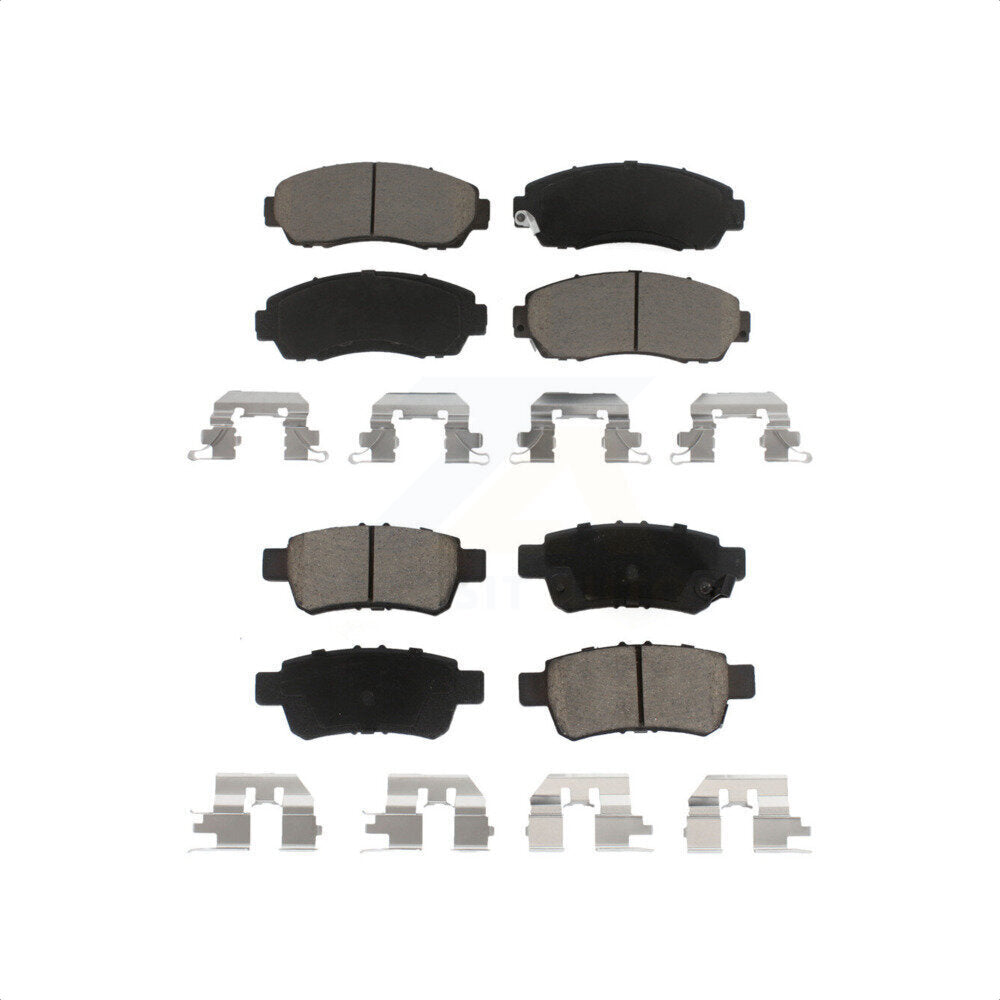 Front Rear Ceramic Brake Pads Kit For 2005-2010 Honda Odyssey KCX-100346