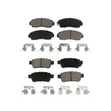 Front Rear Ceramic Brake Pads Kit For 2005-2010 Honda Odyssey KCX-100346