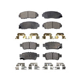 Front Rear Ceramic Brake Pads Kit For 2005-2010 Honda Odyssey KTC-100059