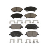 Front Rear Ceramic Brake Pads Kit For 2005 Pontiac Montana FWD KCX-100019