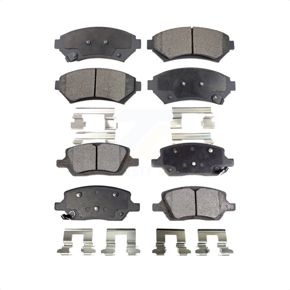 Front Rear Ceramic Brake Pads Kit For 2005 Pontiac Montana FWD KTC-100363