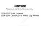 Front Rear Ceramic Brake Pads Kit For 2006-2011 Buick Lucerne Cadillac DTS KTC-100083
