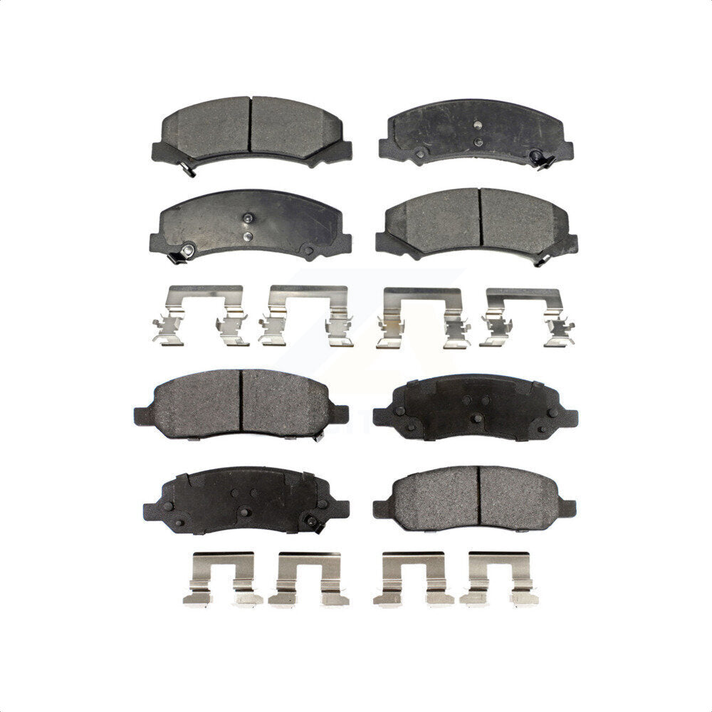Front Rear Ceramic Brake Pads Kit For 2006-2011 Buick Lucerne Cadillac DTS KTC-100083