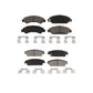 Front Rear Ceramic Brake Pads Kit For 2007-2007 Chevrolet Tahoe GMC Suburban 1500 Yukon Cadillac Avalanche XL Escalade ESV EXT KCX-100369