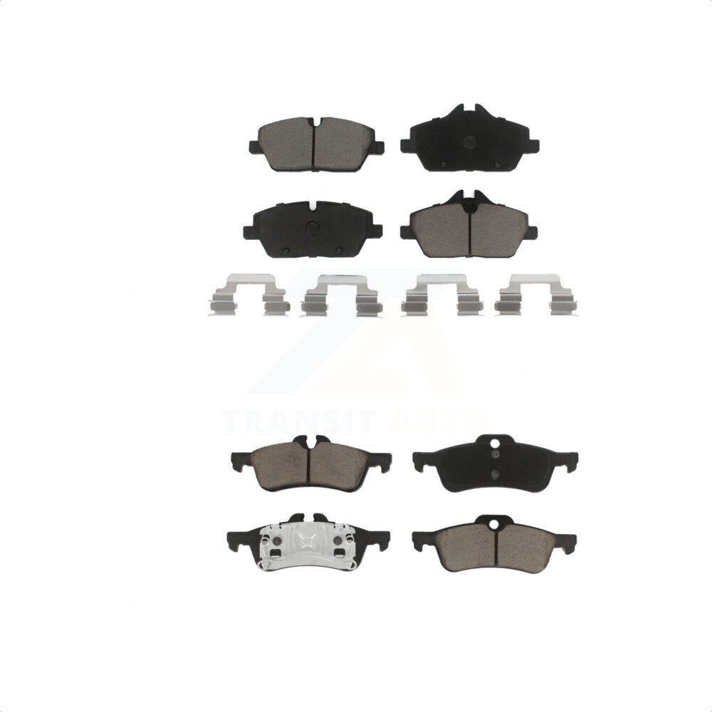 Front Rear Ceramic Brake Pads Kit For 2007-2008 Mini Cooper Convertible With 280mm Diameter Rotor KCX-100073