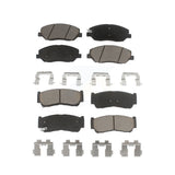 Front Rear Ceramic Brake Pads Kit For 2007-2009 Hyundai Santa Fe KCX-100036