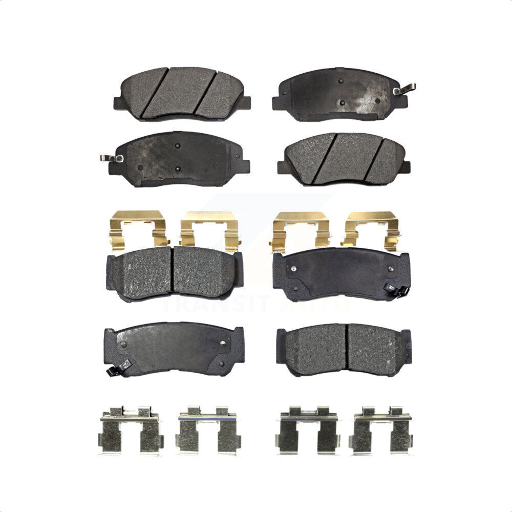 Front Rear Ceramic Brake Pads Kit For 2007-2009 Hyundai Santa Fe KTC-100098