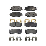 Front Rear Ceramic Brake Pads Kit For 2007-2009 Hyundai Santa Fe KTC-100098