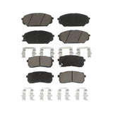 Front Rear Ceramic Brake Pads Kit For 2007-2012 Hyundai Veracruz KCX-100516