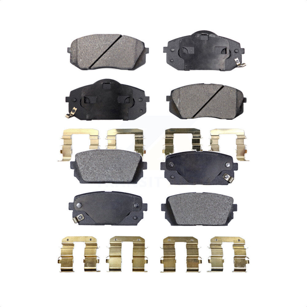 Front Rear Ceramic Brake Pads Kit For 2007-2012 Kia Rondo KTC-100126
