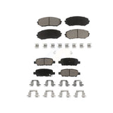 Front Rear Ceramic Brake Pads Kit For 2007-2013 Suzuki Grand Vitara KCX-100486