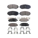 Front Rear Ceramic Brake Pads Kit For 2007-2013 Suzuki Grand Vitara KTC-100096