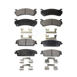 Front Rear Ceramic Brake Pads Kit For 2007 Chevrolet Silverado 1500 Disc rear brakes KTC-100391