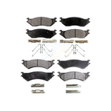 Front Rear Ceramic Brake Pads Kit For 2007 Ford E-150 From 10 17 06 KTC-100032
