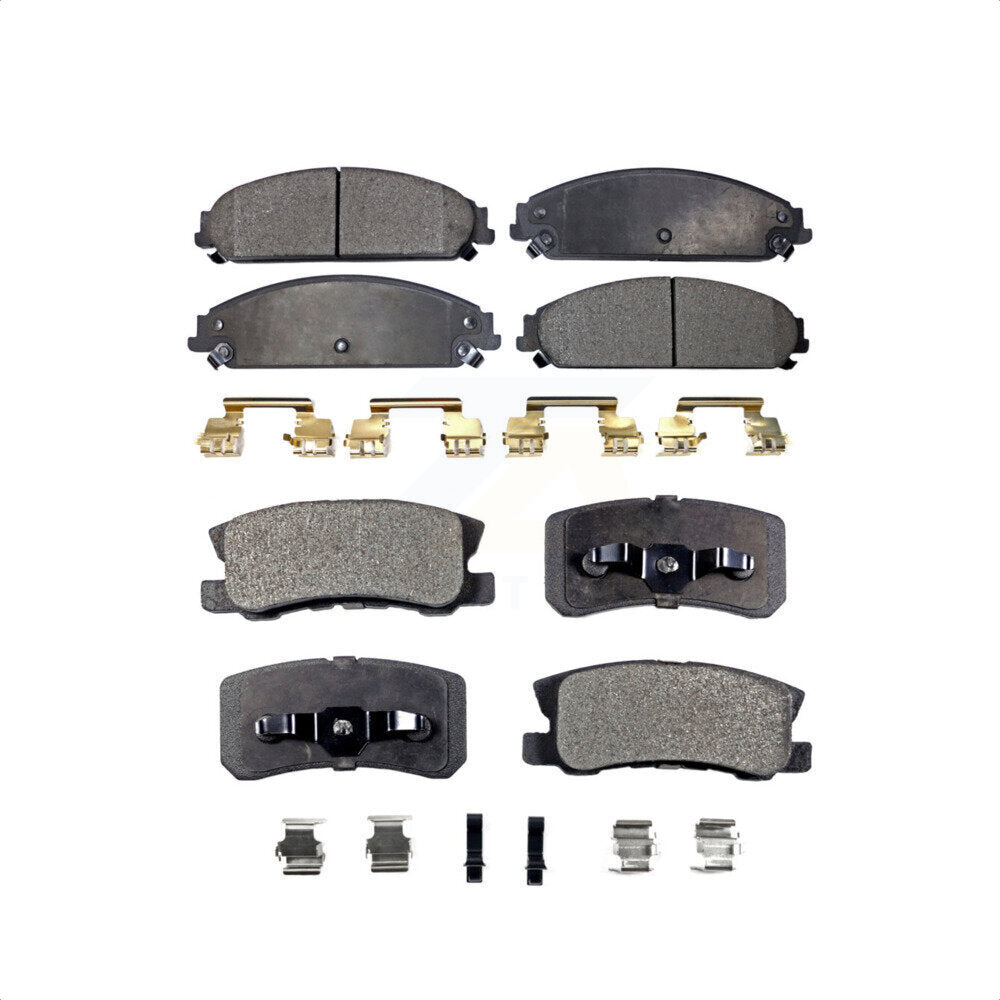Front Rear Ceramic Brake Pads Kit For 2008-2009 Dodge Caliber SRT-4 KTC-100038