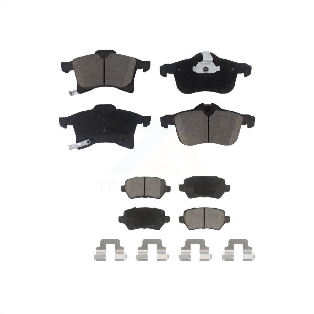 Front Rear Ceramic Brake Pads Kit For 2008-2009 Saturn Astra KCX-100467