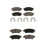 Front Rear Ceramic Brake Pads Kit For 2008-2012 Nissan Pathfinder 5.6L KCX-100283