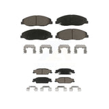 Front Rear Ceramic Brake Pads Kit For 2009-2011 Cadillac STS With Base Brakes KCX-100489