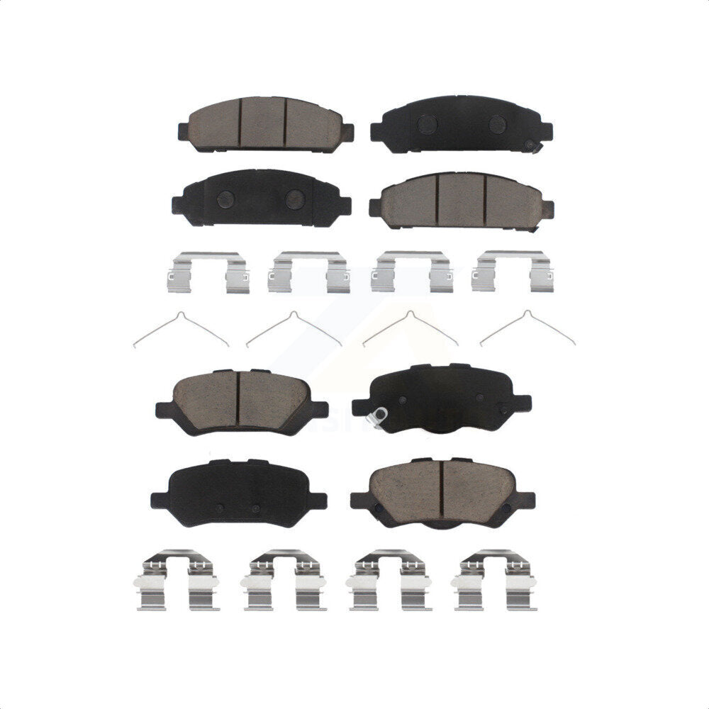 Front Rear Ceramic Brake Pads Kit For 2009-2016 Toyota Venza KCX-100051