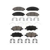 Front Rear Ceramic Brake Pads Kit For 2009-2016 Toyota Venza KCX-100051