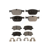 Front Rear Ceramic Brake Pads Kit For 2010-2015 Volvo XC60 KTC-100191