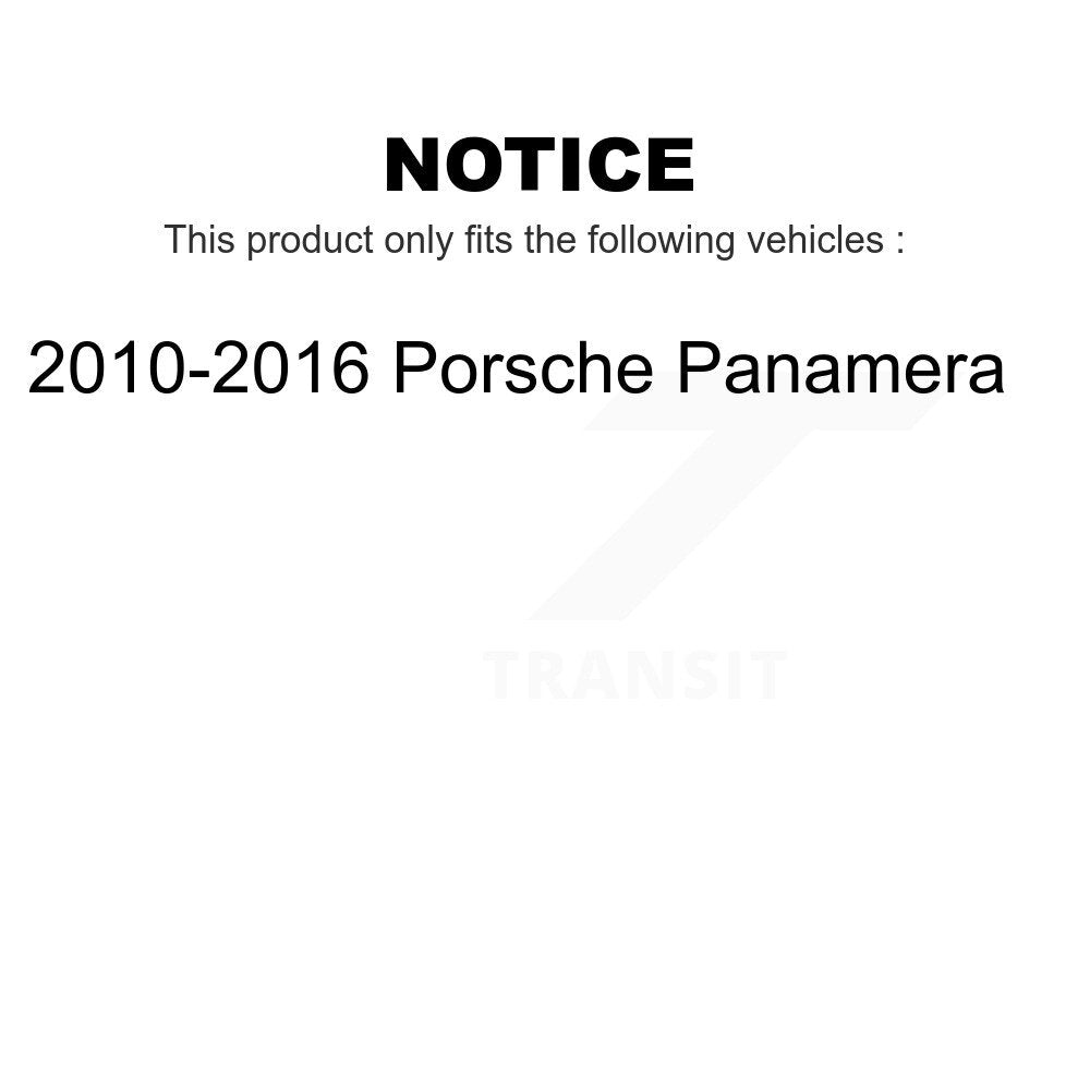 Front Rear Ceramic Brake Pads Kit For 2010-2016 Porsche Panamera KTC-100656