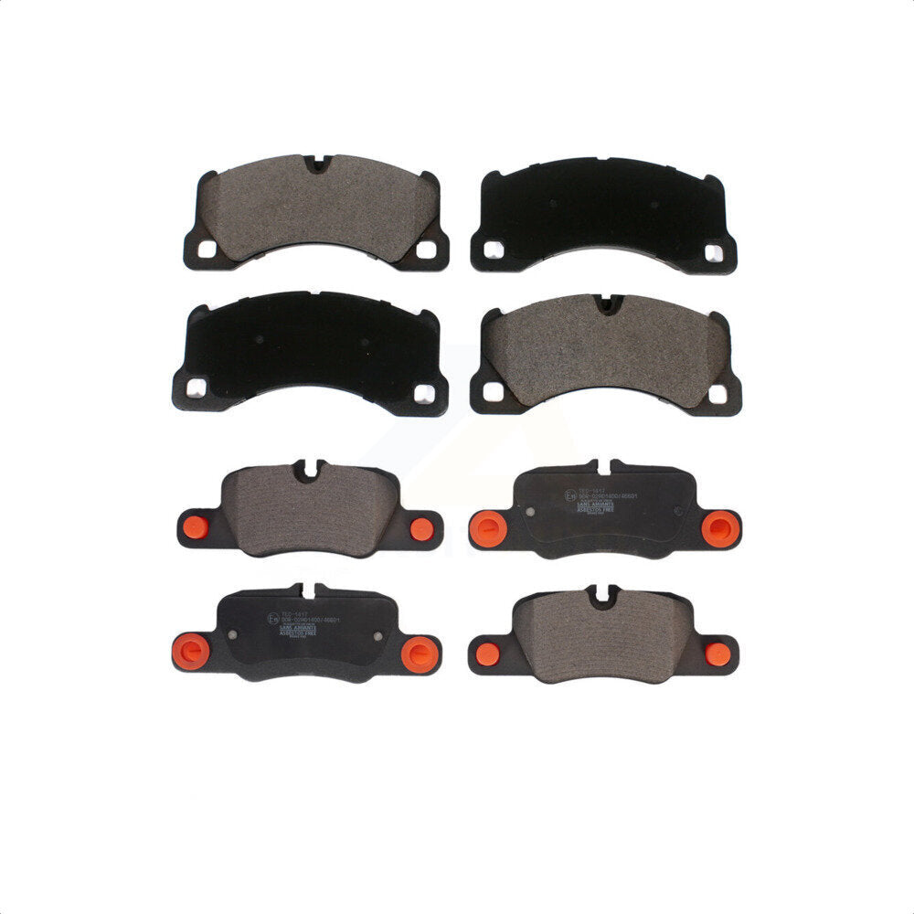 Front Rear Ceramic Brake Pads Kit For 2010-2016 Porsche Panamera KTC-100656