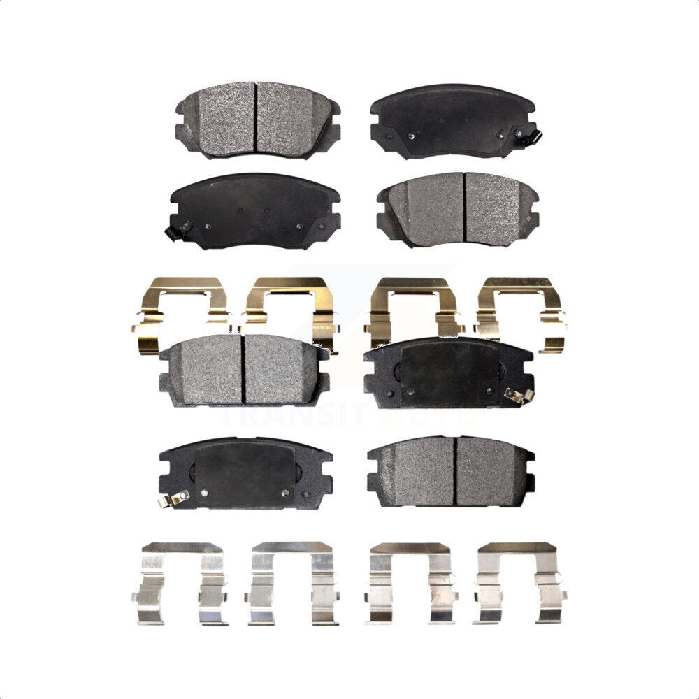 Front Rear Ceramic Brake Pads Kit For 2010-2017 Chevrolet Equinox GMC Terrain KTC-100199
