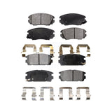 Front Rear Ceramic Brake Pads Kit For 2010-2017 Chevrolet Equinox GMC Terrain KTC-100199