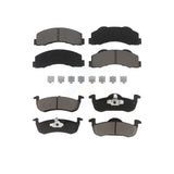 Front Rear Ceramic Brake Pads Kit For 2010-2017 Ford Expedition Lincoln Navigator KCX-100457