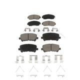 Front Rear Ceramic Brake Pads Kit For 2011-2017 Honda Odyssey KCX-100491