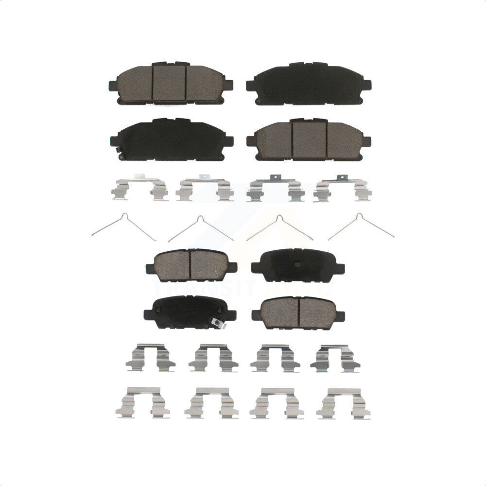 Front Rear Ceramic Brake Pads Kit For 2011-2017 Nissan Quest KCX-100428