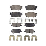 Front Rear Ceramic Brake Pads Kit For 2011 Hyundai Accent KTC-100080