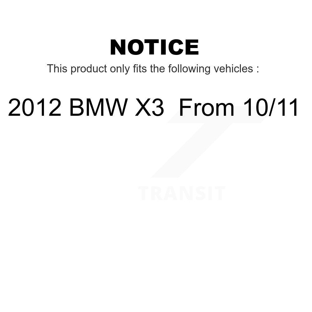 Front Rear Ceramic Brake Pads Kit For 2012 BMW X3 From 10 11 KCX-100394