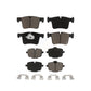 Front Rear Ceramic Brake Pads Kit For 2012 BMW X3 From 10 11 KCX-100394