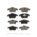 Front Rear Ceramic Brake Pads Kit For 2012 Volvo S40 KCX-100360