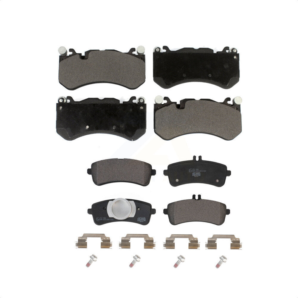 Front Rear Ceramic Brake Pads Kit For 2013-2014 Mercedes-Benz SL63 AMG SL65 Without Composite Brakes KTC-100709