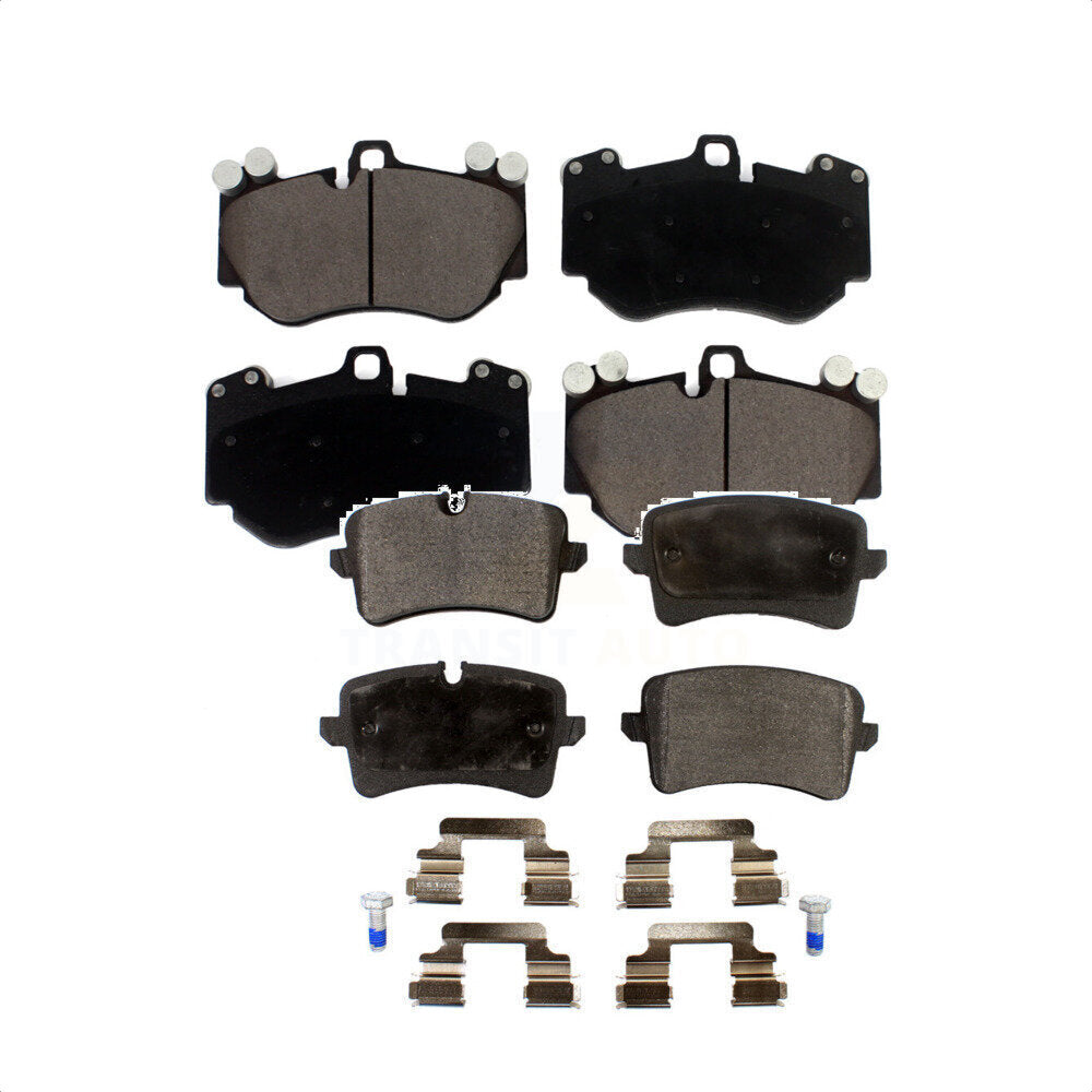 Front Rear Ceramic Brake Pads Kit For 2013-2015 Audi RS5 With Composite Brakes KTC-100607