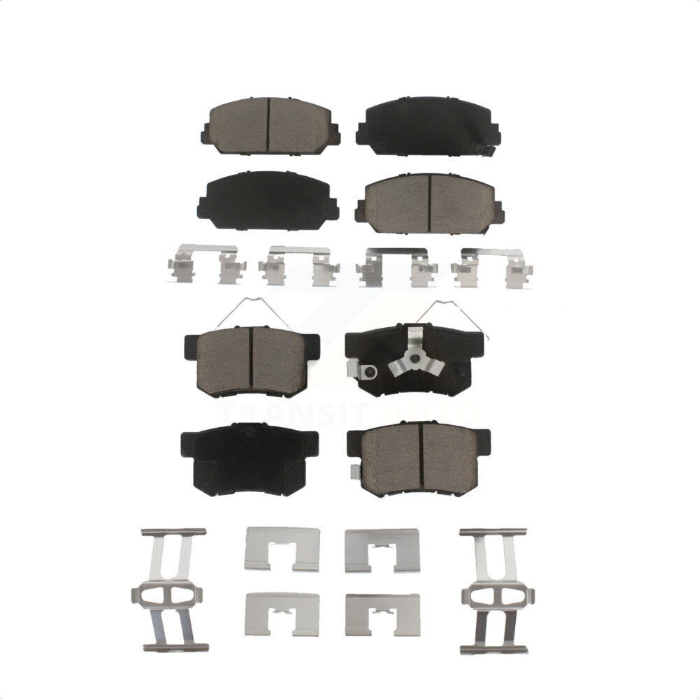 Front Rear Ceramic Brake Pads Kit For 2013-2018 Acura RDX KCX-100131
