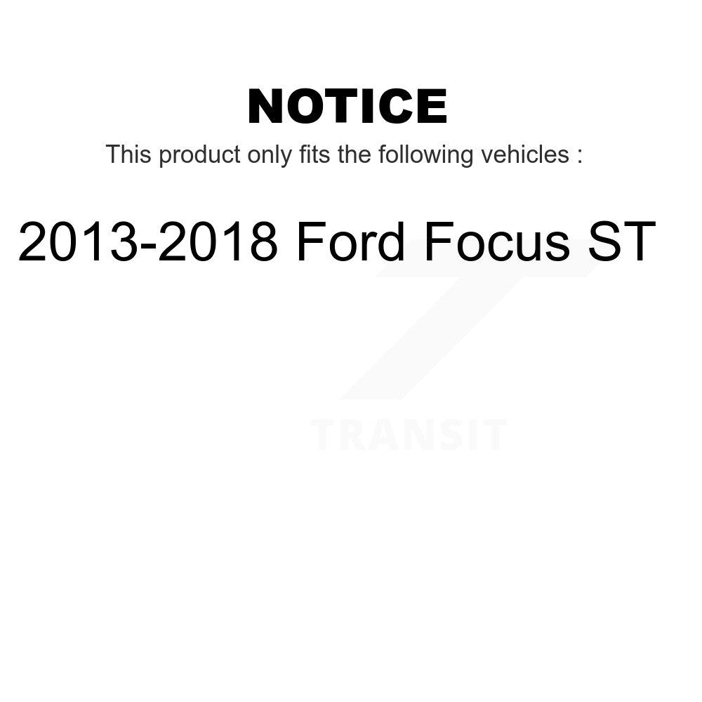 Front Rear Ceramic Brake Pads Kit For 2013-2018 Ford Focus ST KTC-100279