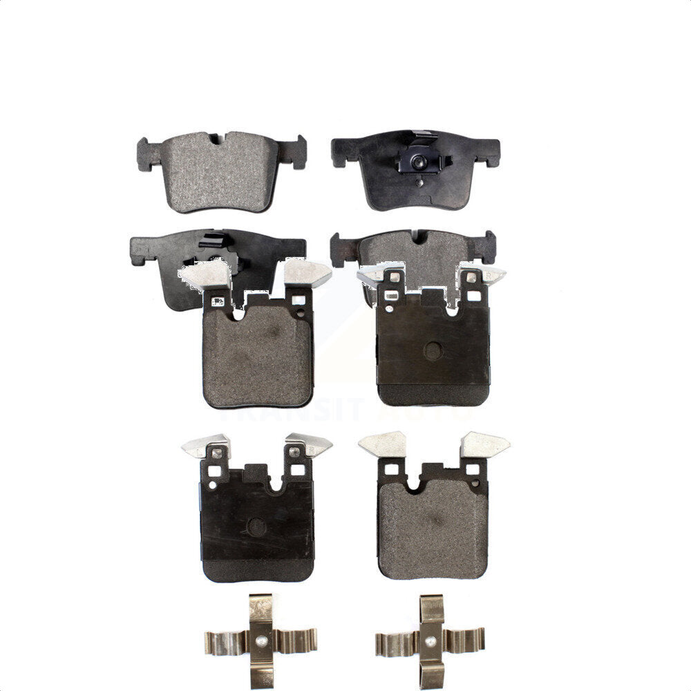 Front Rear Ceramic Brake Pads Kit For 2014-2015 BMW 328i GT xDrive 328d With Blue Painted Calipers KTC-100251